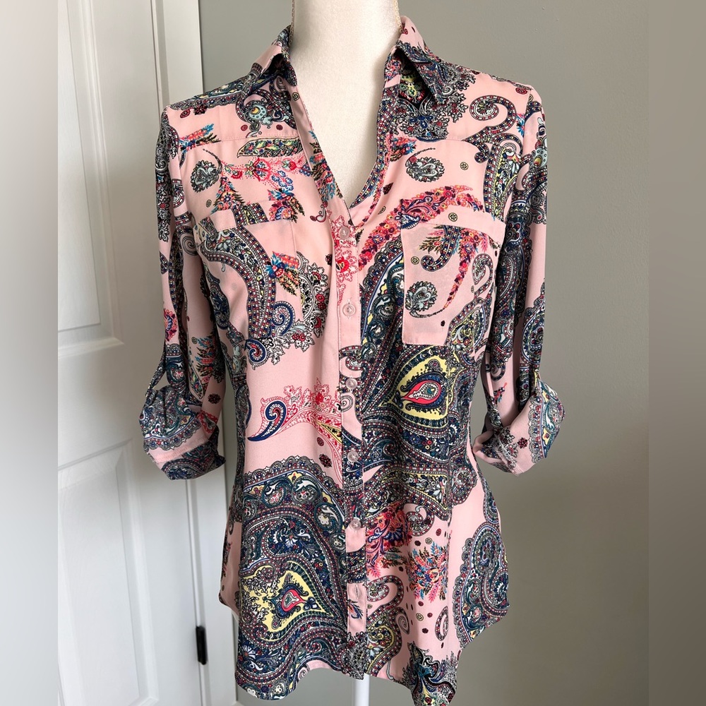Expresse Paisley, Portofino blouse Size S